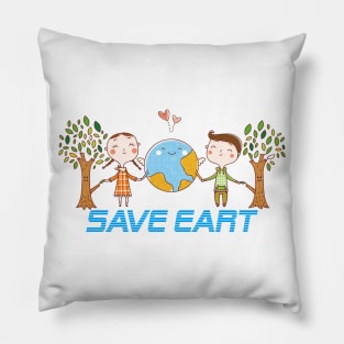 Save Earth - Earth Day 50th Anniversary Pillow