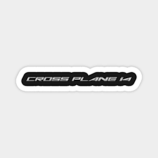 Cross Plane i4 Chrome Effect Magnet