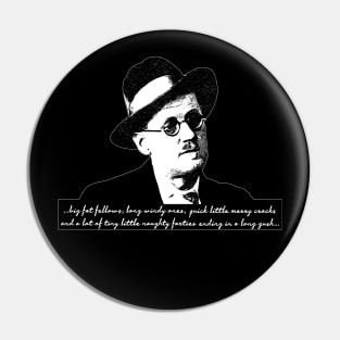 James Joyce Love Letter Quote Pin