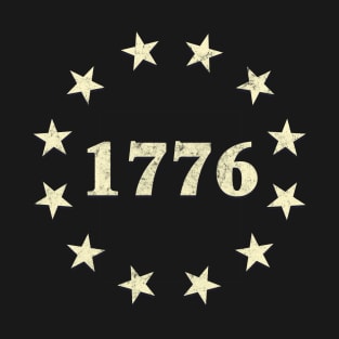 1776 Patriotic Vintage Stars American T-Shirt