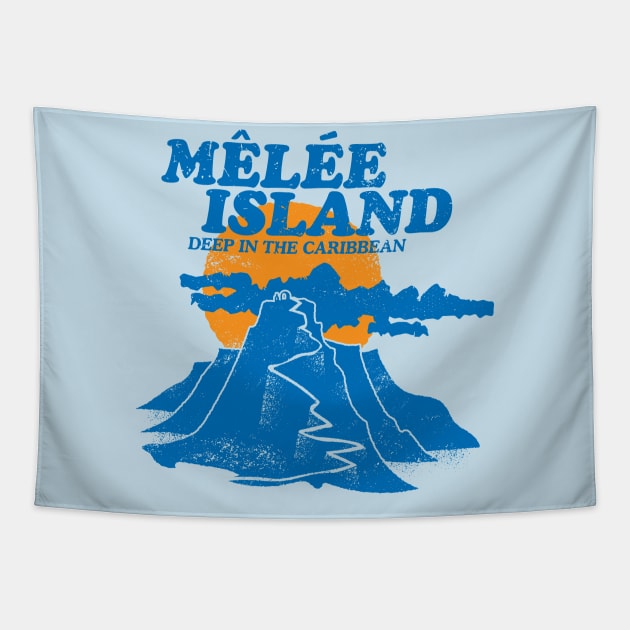 Mêlée Island Tapestry by Geekeria Deluxe