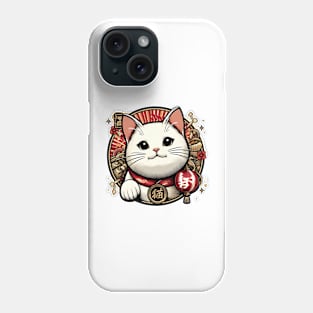 White Cat Phone Case