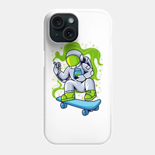 Astroweed Playing Skateboard Phone Case