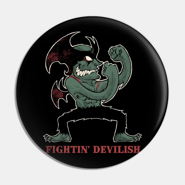 Fightin' Devilish Pin by spike00