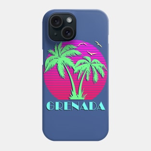 Grenada Palm Trees Sunset Phone Case