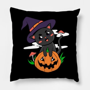 CatPumpkin Kawaii Pillow