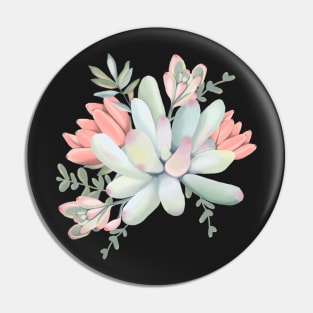 Succulent Flower Arrangement Pin