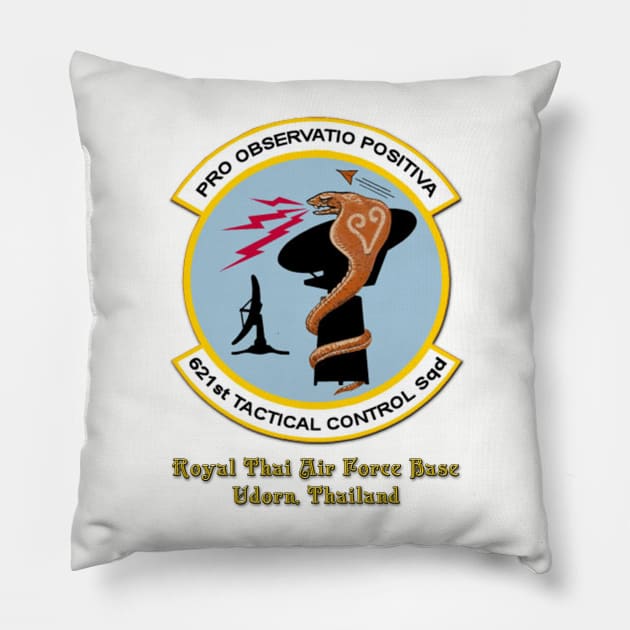 621st Tactical Control Sqd - Udorn Pillow by VoodooNite