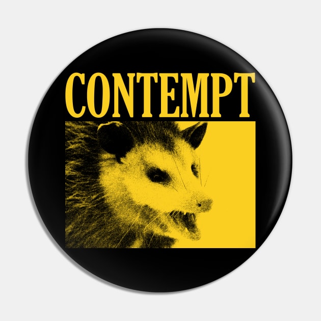 Contempt Opossum Pin by giovanniiiii