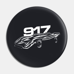 917 Classic Porsche Racing Car Pin