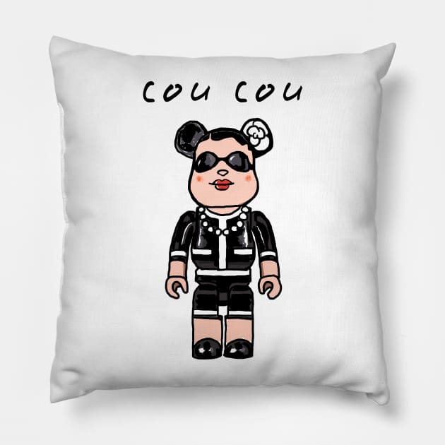 cou you bear brick Pillow by INOMUSIKI