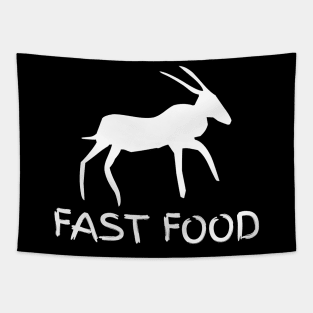 Fast Food Frenzy - Deerlicious Delights Tapestry