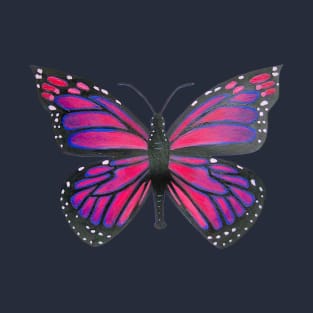 Pink Butterfly Pocket T-Shirt