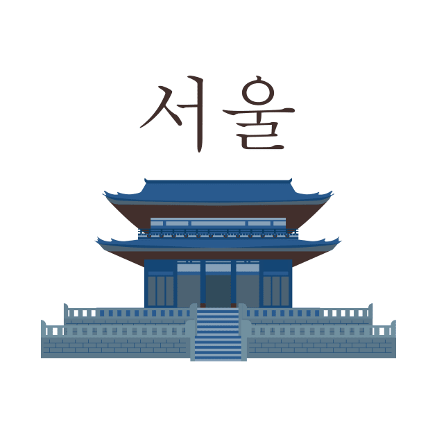 Changdeokgung palace in Seoul by LineXpressions