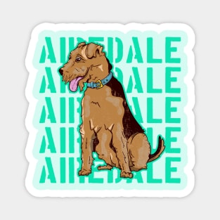 Airedale Dog Magnet