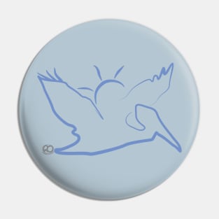 Pelican Flying Pin