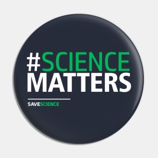 Science Matters T-Shirt Pin