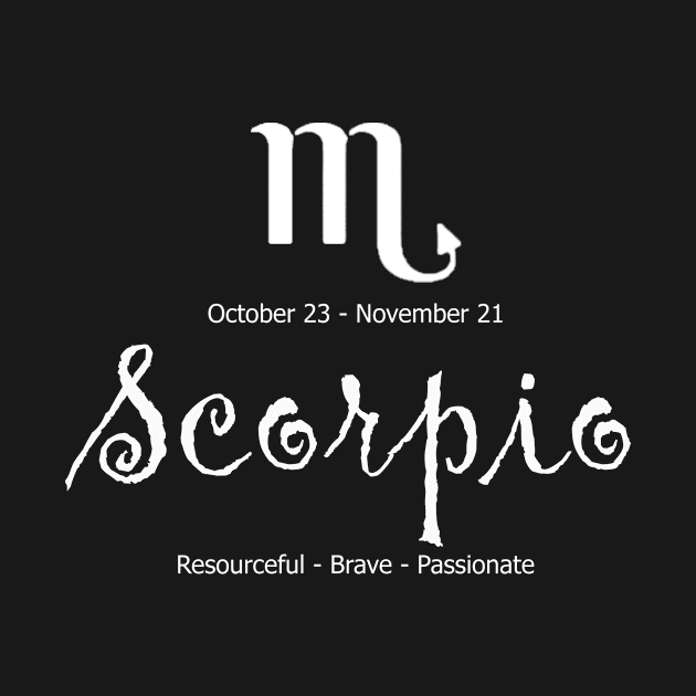 Scorpio astrological sign design by halazidan