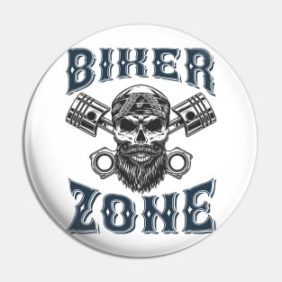 Biker Zone T Shirt For Women Men Pin