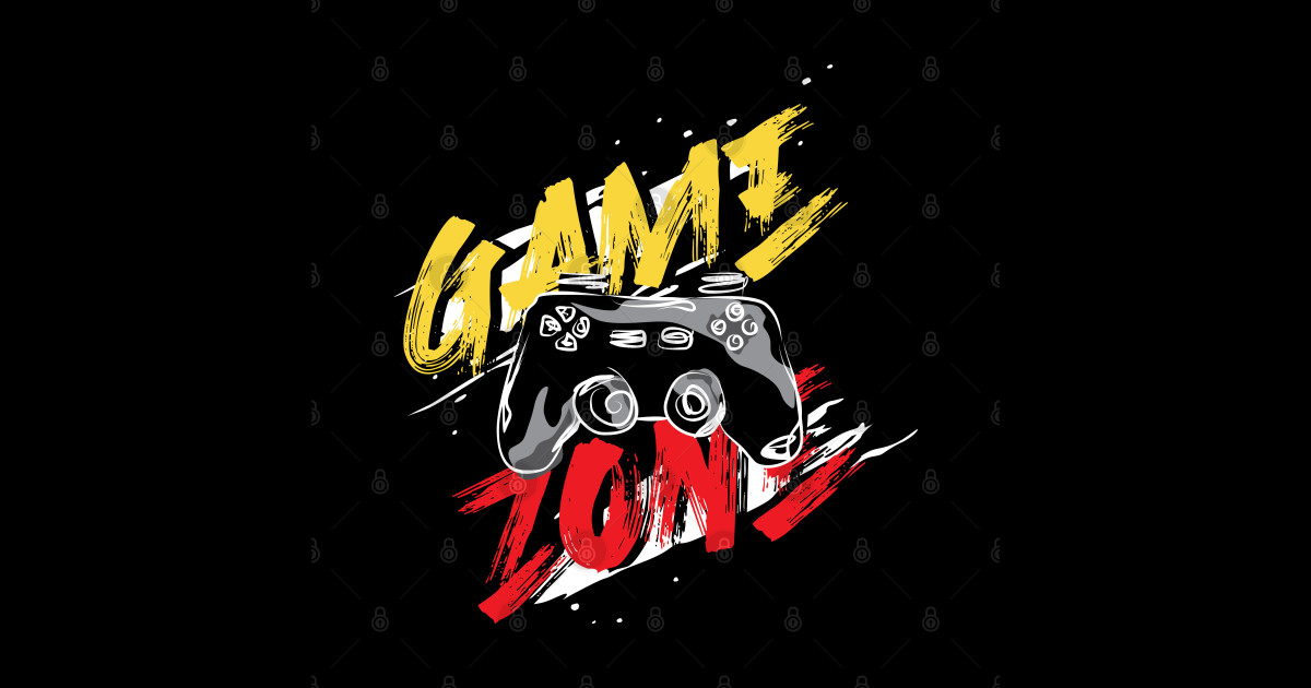 Game zone - Gamer Apparel - Sticker | TeePublic