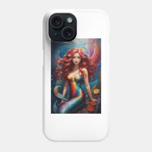 Feature Fin Colorful Mermaid Phone Case