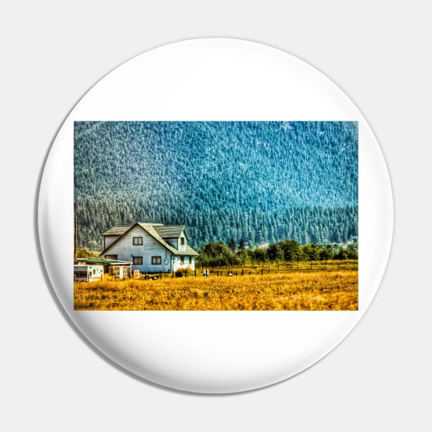 House In The Mountains Pin by davidbstudios