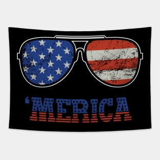 Merica Sunglasses Tapestry