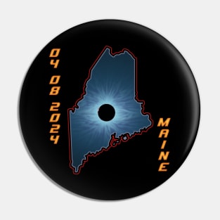 Maine 2024 Total Solar Eclipse Pin