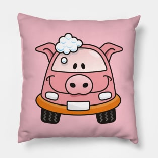 Car Wash Pig Pillow