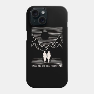 mountain couple Phone Case