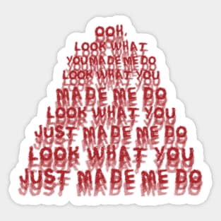 Made you look Sticker for Sale by Roxannar-k