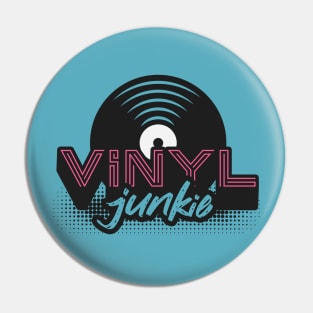 Retro Vinyl Junkie // Vintage Record Collector Pin