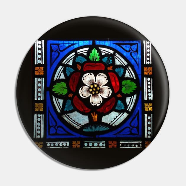 Tudor Rose Window Pin by Grant Hudson