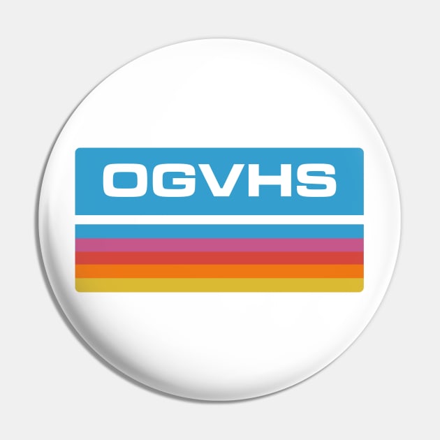 OG VHS Old School Ampex Classic Pin by ogvhs