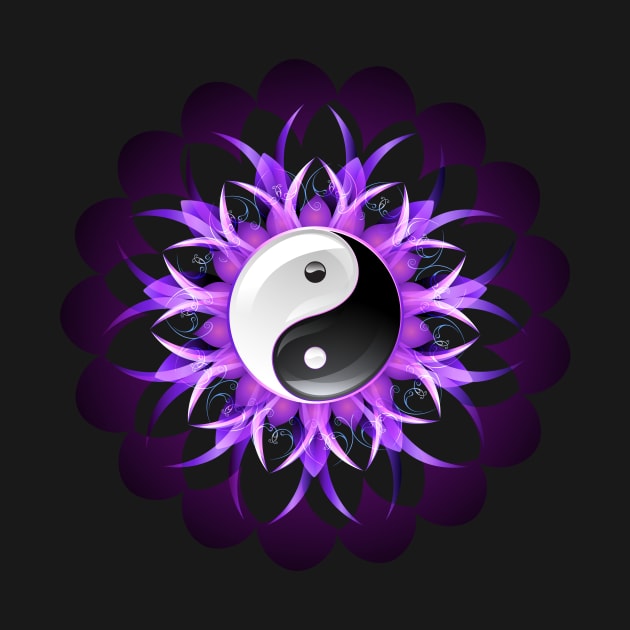 Bright Lotus Yin Yang by Blackmoon9