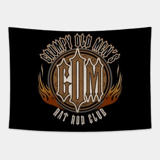 Grumpy Old Men's Rat Rod Club Tapestry