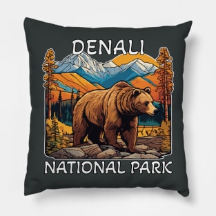 Denali National Park Alaska Pillow