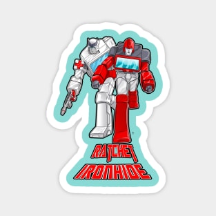 Ratchet And Ironhide Magnet