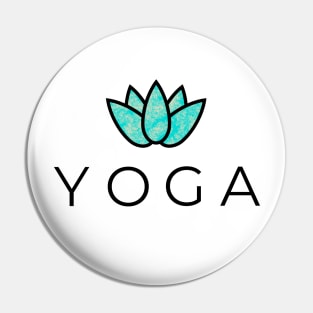 YOGA ABSTRACT LOTUS TEXTURED Pin