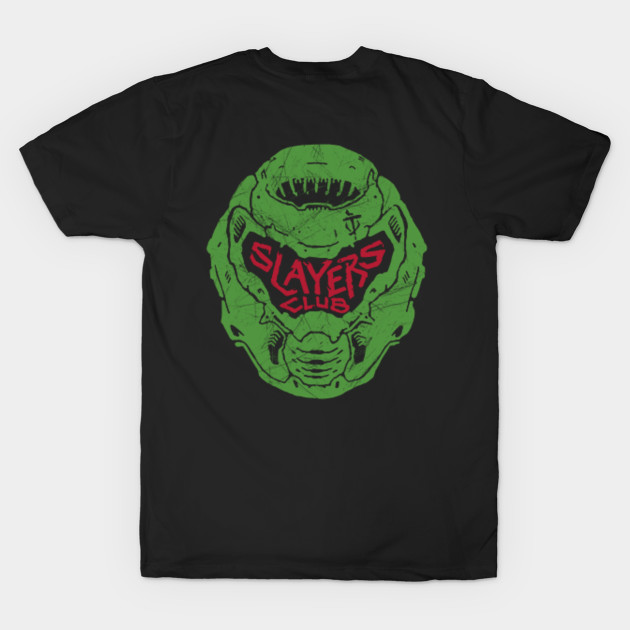 Slayers Club - Slayers Club Gamer Geek Game Logo - T-Shirt | TeePublic