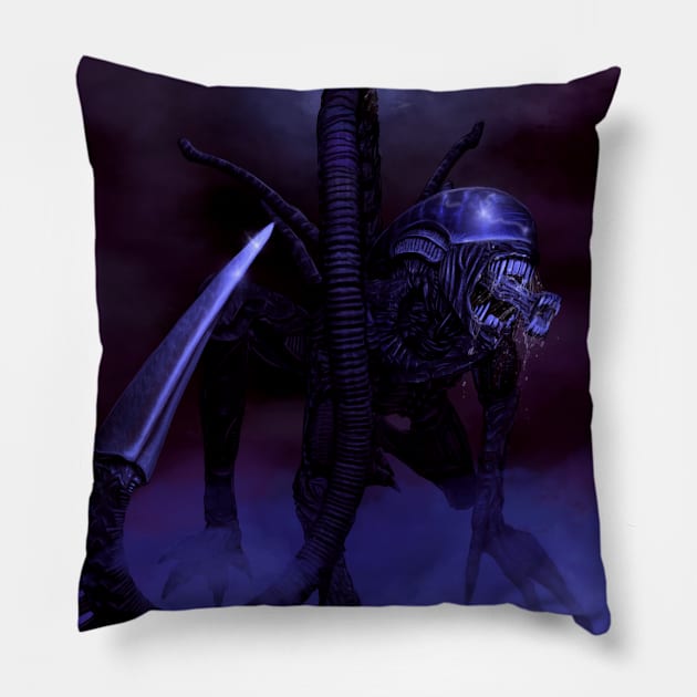 Xenomorph Pillow by SimonBreeze