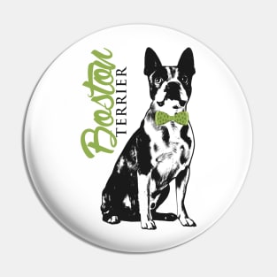 Boston Terrier dog Pin