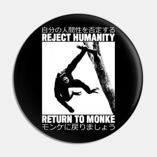 Return to Monke Japanese Pin