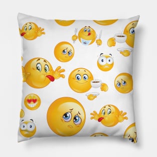 Emoji Pattern 1 Pillow