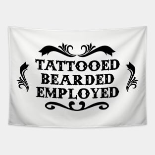 Tattooed Bearded Employed Tapestry