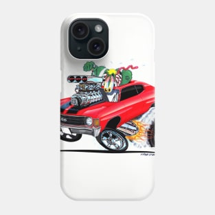 MONSTER MUSCLE 72 Chevelle Red Phone Case