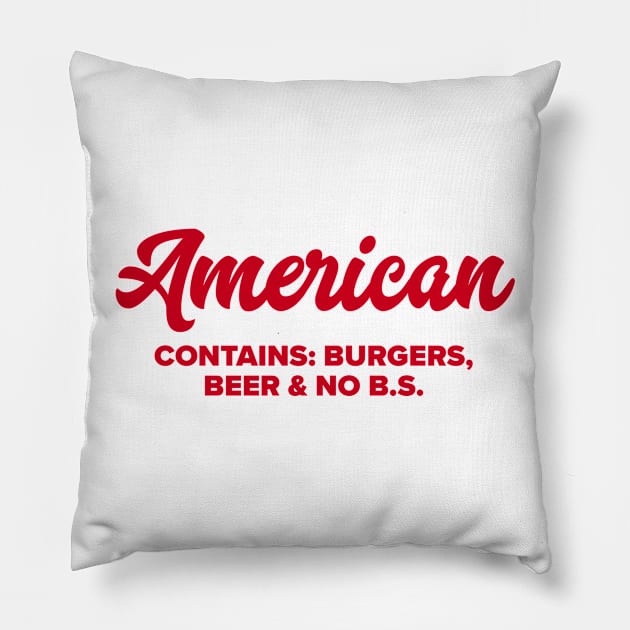 American Pillow by MessageOnApparel