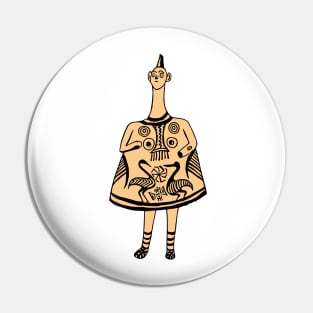 Bell idol from ancient Greece - timeless abstraction Pin