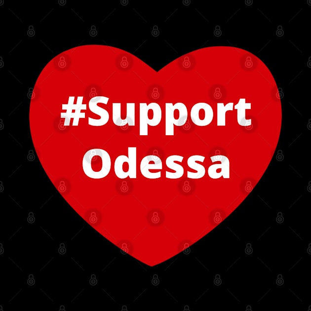 Support Odessa - Love Hashtag Heart by support4love