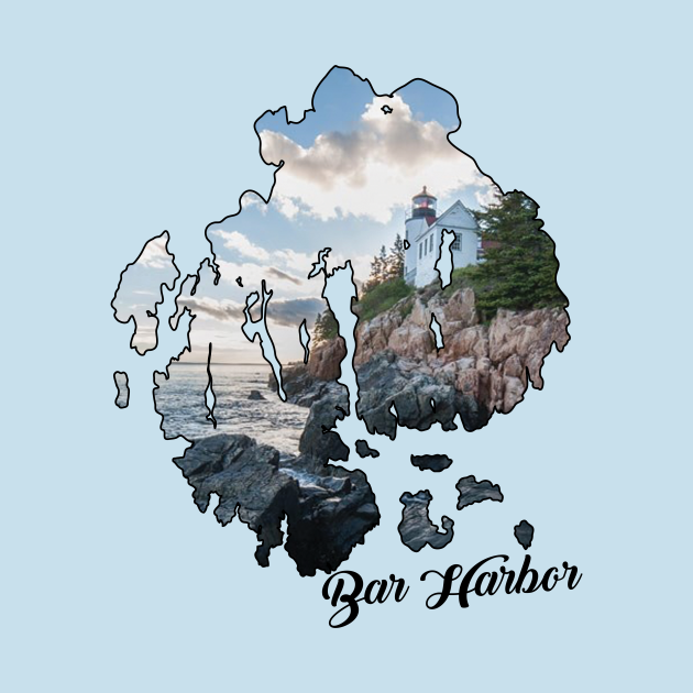 Bar Harbor, Maine - Bar Harbor - T-Shirt | TeePublic